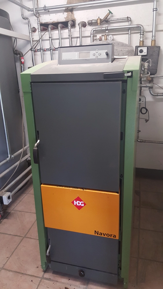 Fertig installierte Heizungsanlage